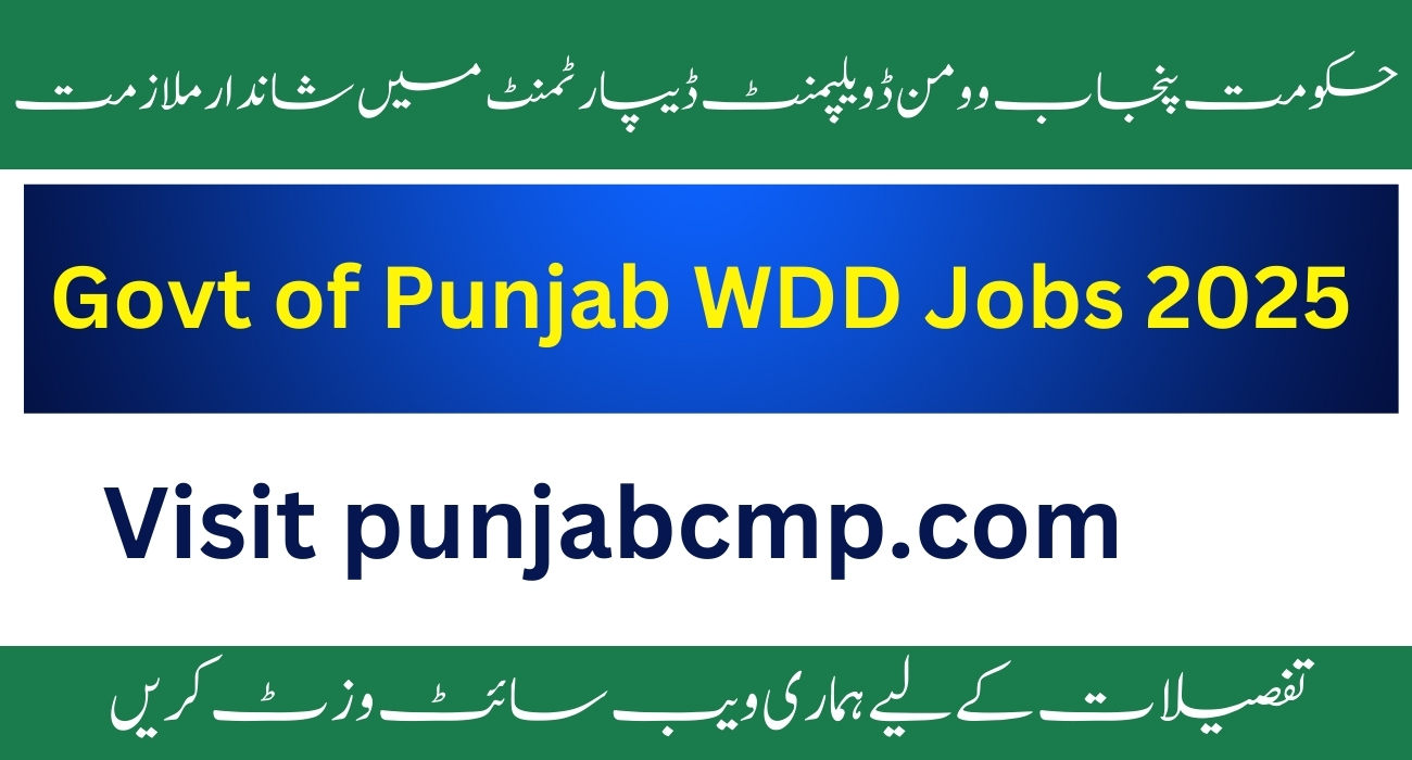 Govt of Punjab WDD Jobs