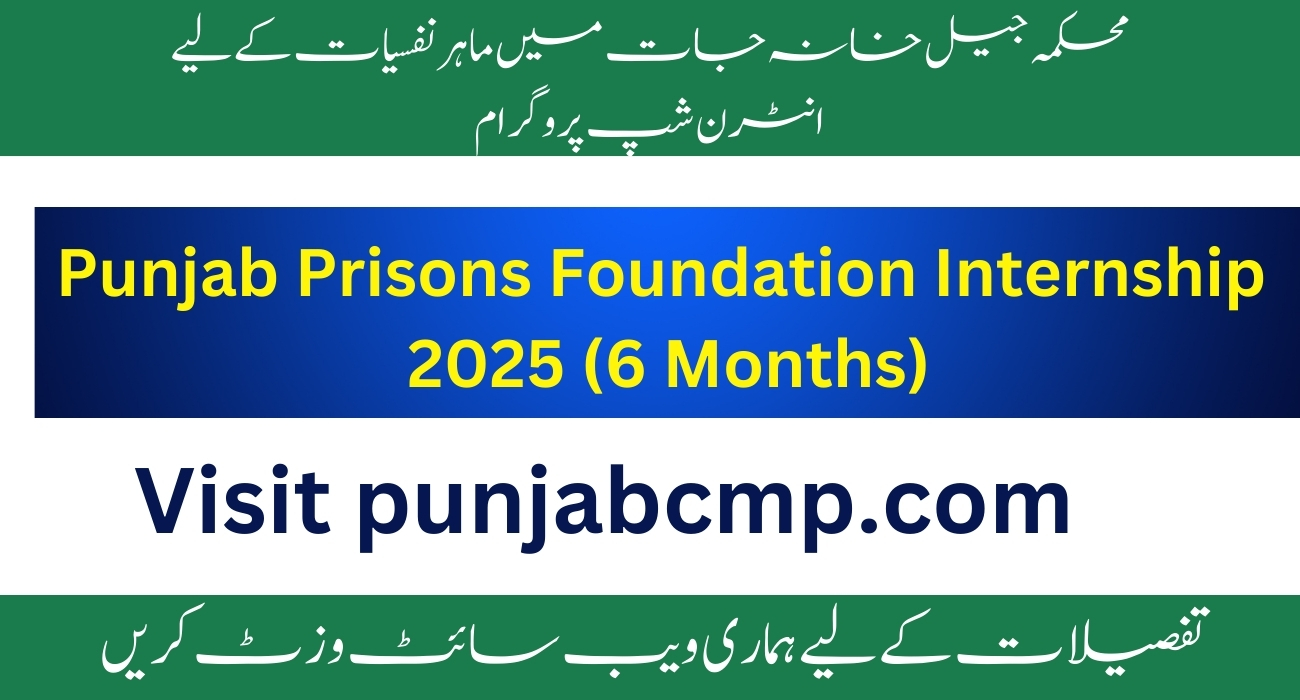 Internship Program for Psychologists in Punjab Prisons Department