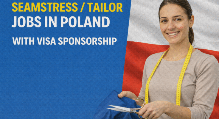 Seamstress/Tailor Jobs in Poland With Visa Sponsorship