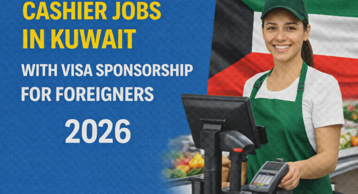 Cashier Jobs in Kuwait with Visa Sponsorship For Foreigners 2026