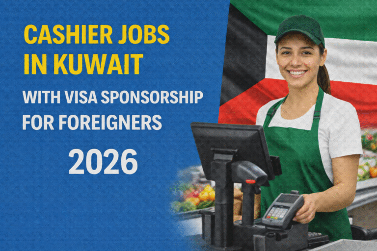 Cashier Jobs in Kuwait with Visa Sponsorship For Foreigners 2026