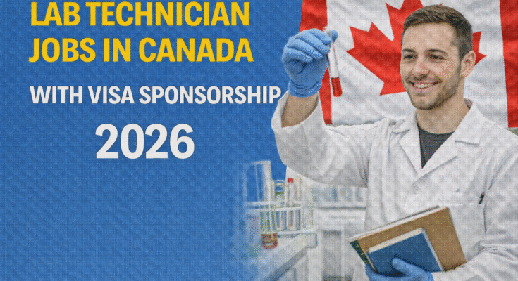 Lab Technician Jobs in Canada with Visa Sponsorship 2026