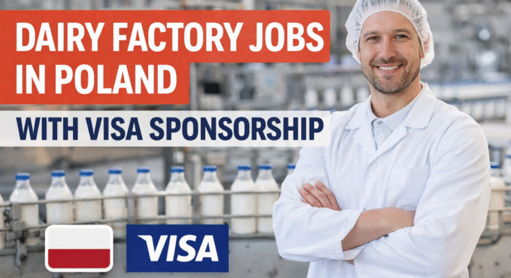 Dairy Factory Jobs in Poland with Visa Sponsorship