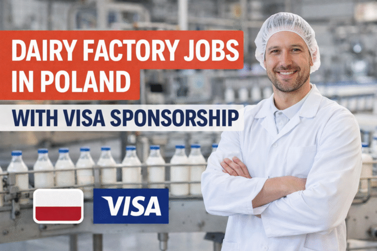 Dairy Factory Jobs in Poland with Visa Sponsorship