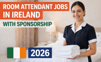 Room Attendant Jobs in Ireland with Sponsorship 2026