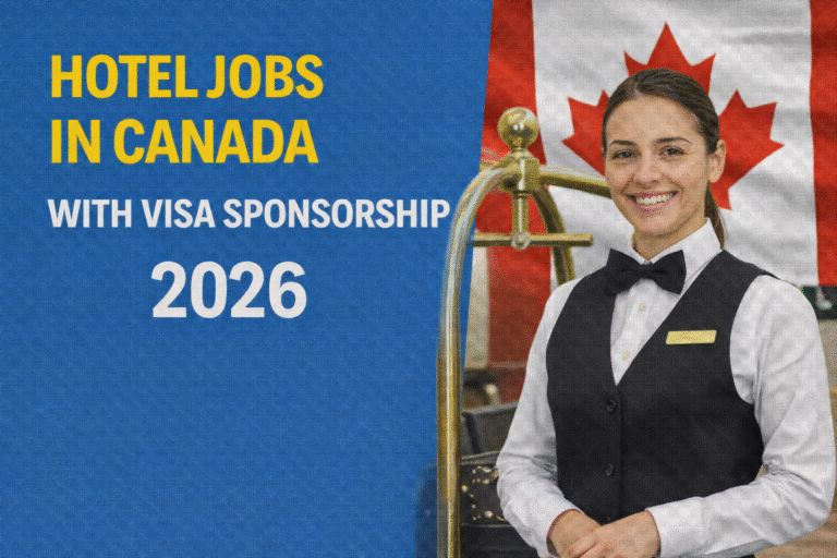 Hotel Jobs in Canada with Visa Sponsorship