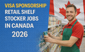 Visa Sponsorship Retail Shelf Stocker Jobs in Canada 2026